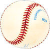 Johnny Hopps Autographed Official AL Baseball New York Yankees, Los Angeles Dodgers Beckett BAS QR #BM25263