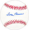 Tom Brewer Autographed Official MLB Baseball Boston Red Sox Beckett BAS QR #BM25415