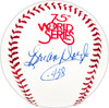Brian Doyle Autographed Official 1978 World Series Logo MLB Baseball New York Yankees ".438 BA" Beckett BAS QR #BM25605