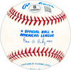 Bobby Wilkins Autographed Official AL Baseball Philadelphia A's Beckett BAS QR #BM25706