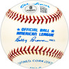 Cardell Camper Autographed Official AL Baseball Cleveland Indians Beckett BAS QR #BM25051