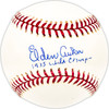 Elden Auker Autographed Official MLB Baseball Detroit Tigers "1935 World Champs" Beckett BAS QR #BM25127