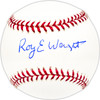 Roy Wright Autographed Official MLB Baseball New York Giants Beckett BAS QR #BM25155