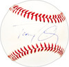 Tom Tommy Dunbar Autographed Official AL Baseball Texas Rangers Beckett BAS QR #BM25191