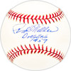 Rod Miller Autographed Official NL Baseball Brooklyn Dodgers "Dodgers 1957" Beckett BAS QR #BM25330
