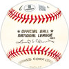 Luis Alcaraz Autographed Official NL Baseball Los Angeles Dodgers, Kansas City Royals Beckett BAS QR #BM25340