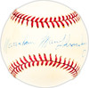 Marvelous Marv Throneberry Autographed Official AL Baseball New York Yankees, New York Mets Beckett BAS QR #BM25404