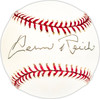 Herm Reich Autographed Official MLB Baseball Chicago Cubs Beckett BAS QR #BM25696