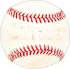 Lloyd Gearhart Autographed Official NL Baseball New York Giants "New York Giants" Beckett BAS QR #BM25719