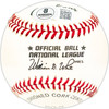 Lloyd Gearhart Autographed Official NL Baseball New York Giants "New York Giants" Beckett BAS QR #BM25719