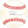 Dave Hillman Autographed Official AL Baseball Boston Red Sox, Chicago Cubs Beckett BAS QR #BM25784