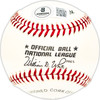 Ewell Blackwell Autographed Official NL Baseball Cincinnati Reds, New York Yankees Beckett BAS QR #BM25392
