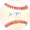 Joe Caffie Autographed Official AL Baseball Cleveland Indians Beckett BAS QR #BM25314