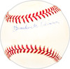 Humberto Robinson Autographed Official NL Baseball Philadelphia Phillies, Atlanta Braves Beckett BAS QR #BM25364