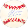 Bob Grim Autographed Official AL Baseball New York Yankees "ROY 1954" Beckett BAS QR #BM25322