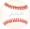 Jim Hardin Autographed Official AL Baseball Baltimore Orioles, New York Yankees Beckett BAS QR #BM25586