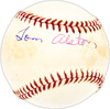 Tom Alston Autographed Official Wilson Baseball St. Louis Cardinals Beckett BAS QR #BM25742