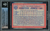 Chipper Jones Autographed 1991 Topps Rookie Card #333 Atlanta Braves Beckett BAS Stock #227332