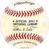 Jim Eisenreich Autographed Official NL Baseball Philadelphia Phillies, Kansas City Royals SKU #227589