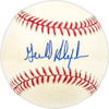 Gerald Alexander Autographed Official AL Baseball Texas Rangers SKU #227803