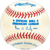 Jim Tatum Autographed Official AL Baseball Colorado Rockies, Boston Red Sox "34093" SKU #227389