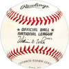 Don Mueller Autographed Official NL Baseball New York Giants SKU #227553
