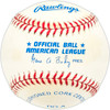 Jim Slaton Autographed Official AL Baseball Milwaukee Brewers SKU #227798
