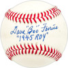 Dave "Boo" Ferriss Autographed Official League Baseball Boston Red Sox "1945 ROY" SKU #227375