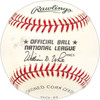 Joe Johnson Autographed Official NL Baseball Braves, Blue Jays SKU #227483