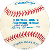 Clyde Wright Autographed Official AL Baseball Los Angeles Angels, Texas Rangers SKU #227486