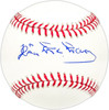 Jim McManus Autographed Official MLB Baseball Tigers, KC A's SKU #227577