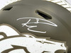 Russell Wilson Autographed Denver Broncos Camo Green Salute to Service Full Size Authentic Speed Helmet Fanatics Holo Stock #227929