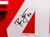 San Francisco 49ers Ronnie Lott Autographed Framed Red Jersey Beckett BAS Witness #WZ61084