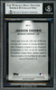 Jackson Chourio Autographed 2023 Bowman Chrome Spotlights Rookie Card #BS11 Milwaukee Brewers Beckett BAS Stock #227992