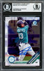 Julio Rodriguez Autographed 2019 Bowman Chrome Draft Rookie Card #BDC60 Seattle Mariners Beckett BAS Stock #228010