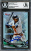 Julio Rodriguez Autographed 2022 Bowman's Best Refractor Rookie Card #23 Seattle Mariners Beckett BAS Stock #228012