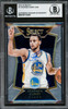 Stephen Curry Autographed 2014-15 Select Card #1 Golden State Warriors Beckett BAS Stock #227994