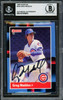 Greg Maddux Autographed 1988 Donruss Card #539 Chicago Cubs Beckett BAS #16705803