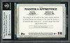 Ronald Acuna Jr. Autographed 2019 Topps Master & Apprentice Card #MA-AA Atlanta Braves Beckett BAS #16710752