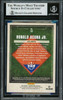 Ronald Acuna Jr. Autographed 2022 Donruss Diamond Kings Card #22 Atlanta Braves Beckett BAS #16711161