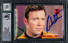 William Shatner Autographed 1995-96 Fleer Skybox Card #146 Star Trek Captain Kirk Auto Grade Gem Mint 10 Beckett BAS #16580504