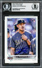 Julio Rodriguez Autographed 2022 Topps Update All Star Rookie Card #ASG26 Seattle Mariners Beckett BAS #16706762