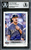 Julio Rodriguez Autographed 2022 Topps Update All Star Rookie Card #ASG26 Seattle Mariners Beckett BAS #16706763