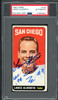 Lance Alworth Autographed 1965 Topps Card #155 San Diego Chargers "HOF 78 Bambi" PSA/DNA #41952991