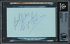 Sugar Ray Robinson Autographed 3x5 Index Card "Best Wishes" Beckett BAS #16714683