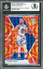 Stephen Curry Autographed 2019-20 Panini Mosaic Prizm Reactive Orange Card #70 Golden State Warriors Beckett BAS #16713608