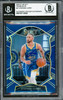 Stephen Curry Autographed 2020-21 Select Blue Prizm Card #57 Golden State Warriors Beckett BAS #16713926