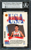 John Stockton Autographed 1991-92 Skybox Card #539 USA Dream Team Beckett BAS #16705036