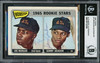 Joe Morgan & Sonny Jackson Autographed 1965 Topps Rookie Card #16 Houston Colt .45's Vintage Signature Beckett BAS #16712339