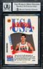 John Stockton Autographed 1991-92 Skybox Card #539 USA Dream Team Auto Grade Gem Mint 10 Beckett BAS #16703508